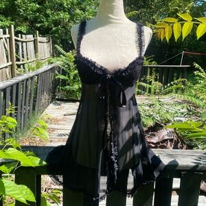 Victoria’s Secret Sequin Lace Babydoll